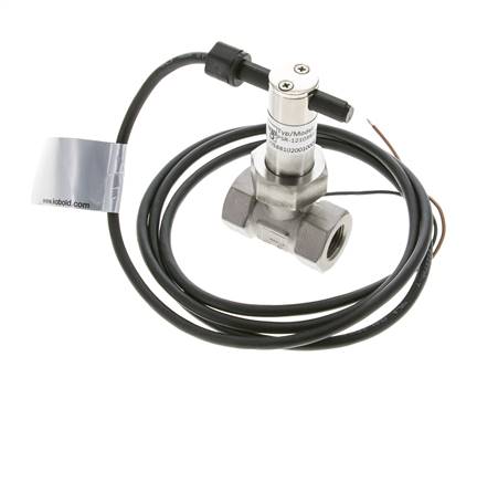 G3/8'' RVS inline peddel-stromingsschakelaar 2.8-6 l/min 250 bar