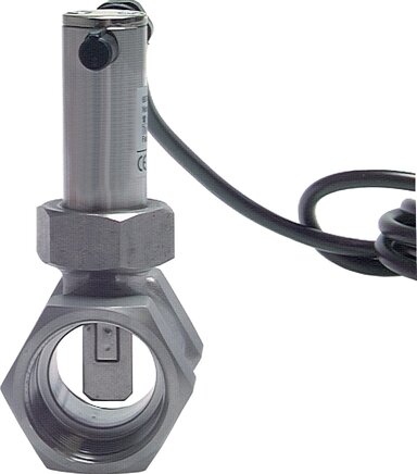 G3/8'' RVS inline peddel-stromingsschakelaar 2.8-6 l/min 250 bar