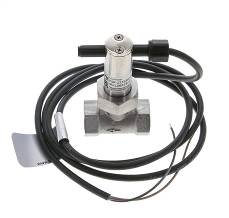 G1/2'' RVS inline peddel-stromingsschakelaar 2.5-6.4 l/min 250 bar