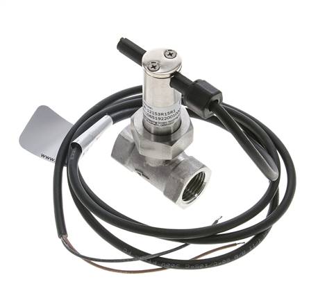 G1/2'' RVS inline peddel-stromingsschakelaar 2.5-6.4 l/min 250 bar