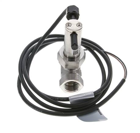 G1/2'' RVS inline peddel-stromingsschakelaar 2.5-6.4 l/min 250 bar