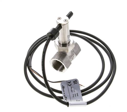 G3/4'' RVS inline peddel-stromingsschakelaar 7.7-13.4 l/min 250 bar