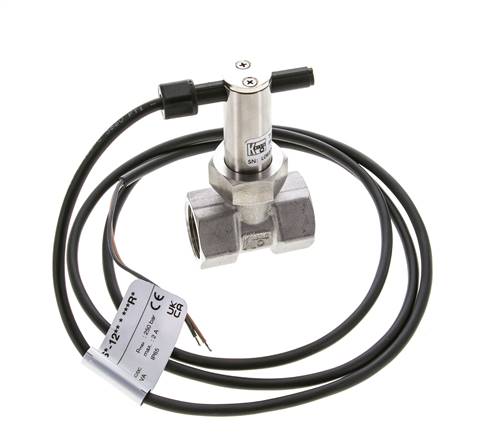 G3/4'' RVS inline peddel-stromingsschakelaar 7.7-13.4 l/min 250 bar