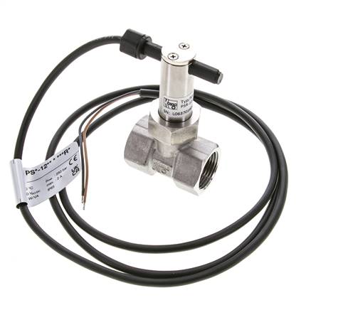 G3/4'' RVS inline peddel-stromingsschakelaar 7.7-13.4 l/min 250 bar