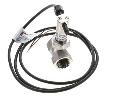 G3/4'' RVS inline peddel-stromingsschakelaar 7.7-13.4 l/min 250 bar