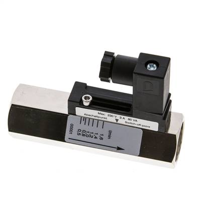 G1/2'' messing zweeflichaam-stromingsschakelaar olie 0.5-1.6 l/min 300 bar