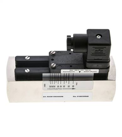 G1'' messing zweeflichaam-stromingsschakelaar olie 20-60 l/min 250 bar