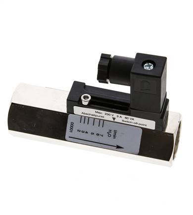 G1/2'' messing zweeflichaam-stromingsschakelaar water 2-7 l/min 300 bar