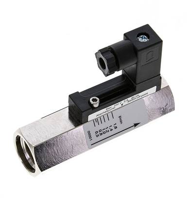 G1/2'' RVS zweeflichaam-stromingsschakelaar olie 0.5-1.6 l/min 350 bar