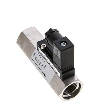 G1/2'' RVS zweeflichaam-stromingsschakelaar olie 0.8-3 l/min 350 bar