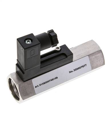 G1/2'' RVS zweeflichaam-stromingsschakelaar olie 2-7 l/min 350 bar
