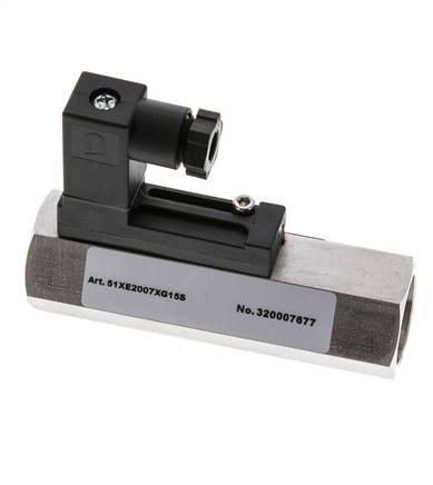 G1/2'' RVS zweeflichaam-stromingsschakelaar olie 2-7 l/min 350 bar