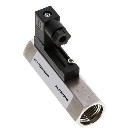 G1/2'' RVS zweeflichaam-stromingsschakelaar water 0.4-1.8 l/min 350 bar