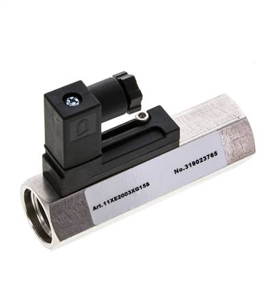 G1/2'' RVS zweeflichaam-stromingsschakelaar water 0.8-3.2 l/min 350 bar