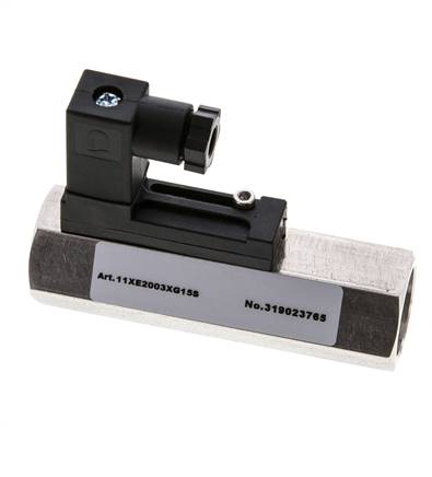 G1/2'' RVS zweeflichaam-stromingsschakelaar water 0.8-3.2 l/min 350 bar