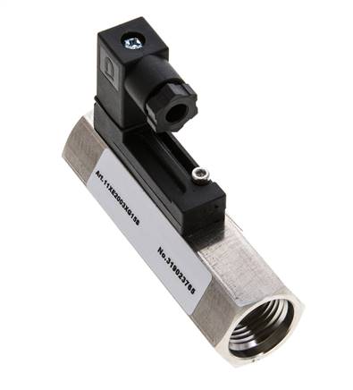 G1/2'' RVS zweeflichaam-stromingsschakelaar water 0.8-3.2 l/min 350 bar