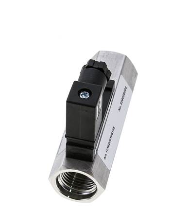 G1/2'' RVS zweeflichaam-stromingsschakelaar water 2-7 l/min 350 bar