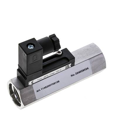 G1/2'' RVS zweeflichaam-stromingsschakelaar water 2-7 l/min 350 bar