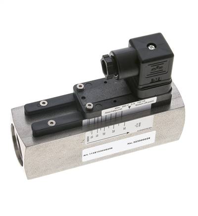 G1'' RVS zweeflichaam-stromingsschakelaar water 10-30 l/min 300 bar