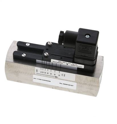 G1'' RVS zweeflichaam-stromingsschakelaar water 15-45 l/min 300 bar
