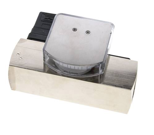 G1'' messing zweeflichaamflowmeter en -stromingsschakelaar olie 3-10 l/min