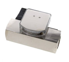 G1'' messing zweeflichaamflowmeter en -stromingsschakelaar olie 8-24 l/min