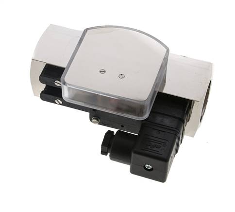 G1'' messing zweeflichaamflowmeter en -stromingsschakelaar olie 8-24 l/min