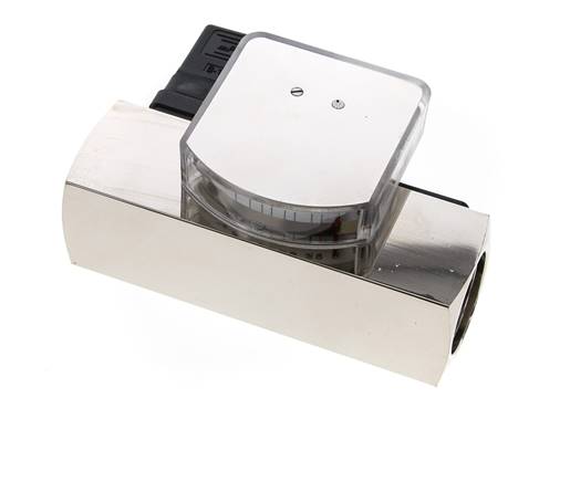 G1'' messing zweeflichaamflowmeter en -stromingsschakelaar olie 30-90 l/min