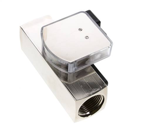 G1'' messing zweeflichaamflowmeter en -stromingsschakelaar olie 35-110 l/min