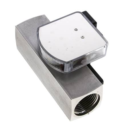 G1'' RVS zweeflichaamflowmeter en -stromingsschakelaar olie 0.5-1.5 l/min