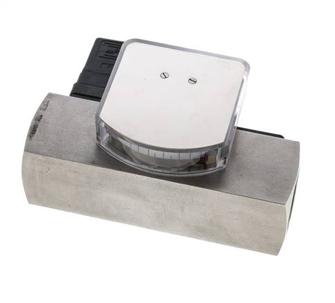 G1'' RVS zweeflichaamflowmeter en -stromingsschakelaar olie 3-10 l/min