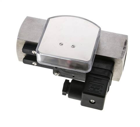G1'' RVS zweeflichaamflowmeter en -stromingsschakelaar olie 3-10 l/min