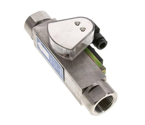 G1'' RVS zweeflichaamflowmeter en -stromingsschakelaar olie 8-80 l/min