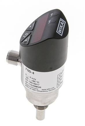 G1/4'' calorimetrische flowmeter en stromingsschakelaar WIKA FSD-4 zonder IO-Link