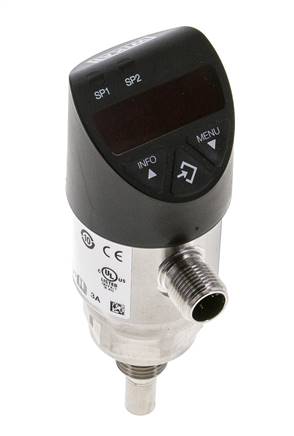 G1/4'' calorimetrische flowmeter en stromingsschakelaar WIKA FSD-4 zonder IO-Link