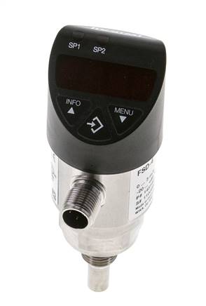 G1/4'' calorimetrische flowmeter en stromingsschakelaar WIKA FSD-4 met IO-Link