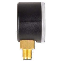-1..15 Bar (-15..218 psi) Pressure Gauge Below Steel/Brass 63 mm Class 1.6