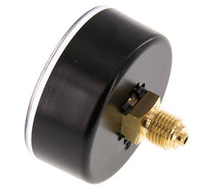 0..10 Bar (0..145 psi) Pressure Gauge Rear Plastic/Brass 63 mm Class 2.5