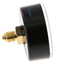 0..2.5 Bar (0..36 psi) Pressure Gauge Rear Plastic/Brass 63 mm Class 2.5