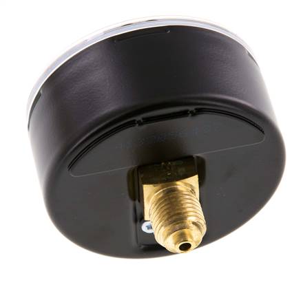 0..40 Bar (0..580 psi) Pressure Gauge Rear Steel/Brass 63 mm Class 1.6