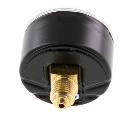 0..4 Bar (0..58 psi) Pressure Gauge Rear Steel/Brass 50 mm Class 1.6
