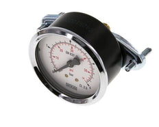 0...4 Bar (0..58 psi) Paneelmontage Manometer Staal/Brons 63 mm Klasse 2.5 (Beugel)