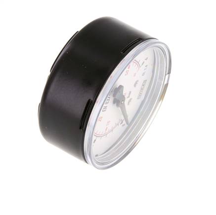0..4 Bar (0..58 psi) Pressure Gauge Below Steel/Brass 63 mm Class 1.6