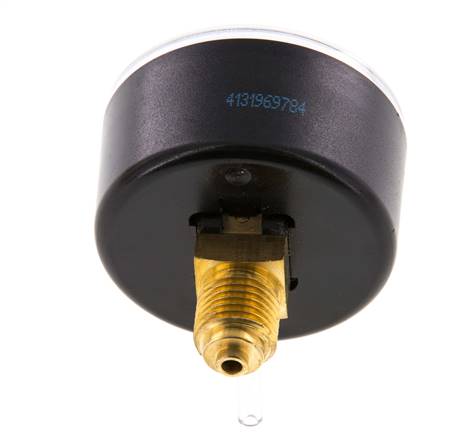 0..6 Bar (0..87 psi) Pressure Gauge Rear Plastic/Brass 50 mm Class 2.5