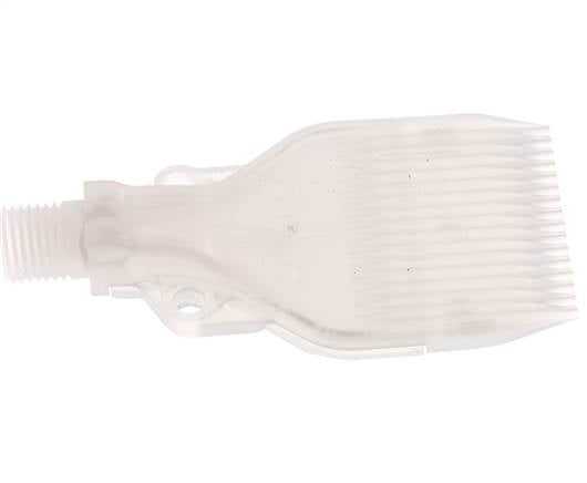 Multi-Channel Fan Nozzle 47mm G 1/4" PP FDA-Compliant