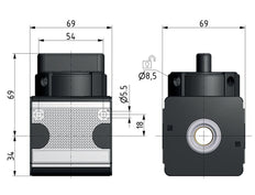 3/2 Kogelkraan G1/2 11000 l/min Vergrendeling Multifix 2