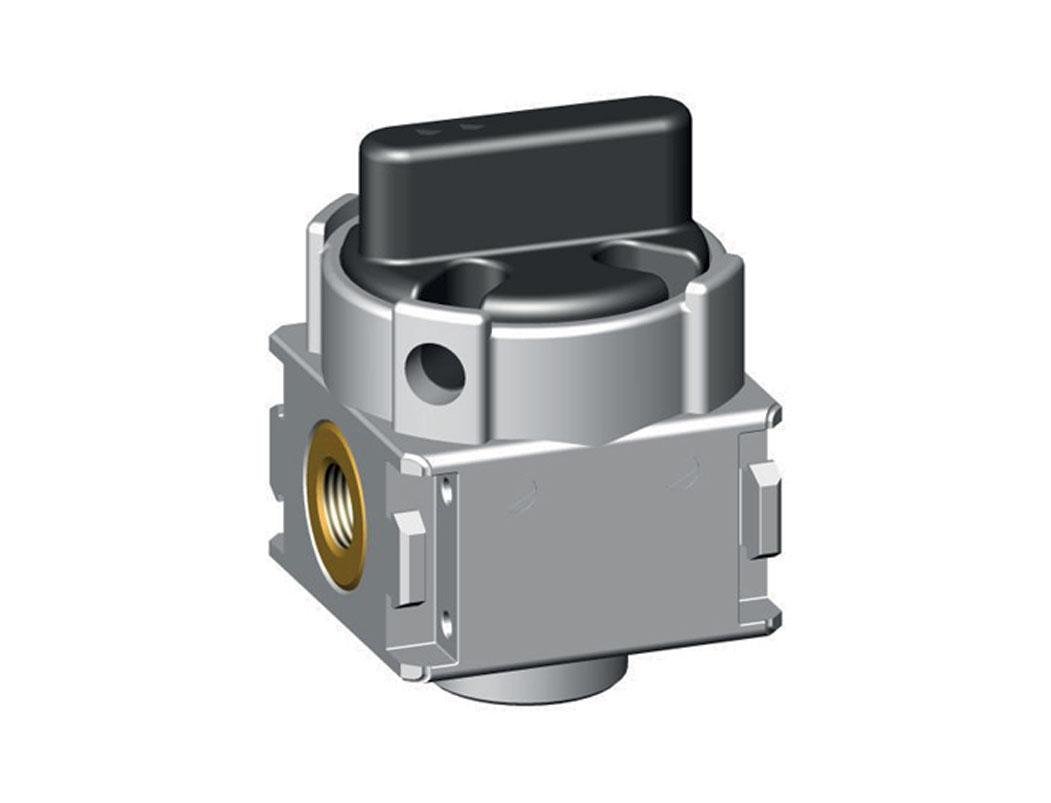 3/2 Kogelkraan G1/8 1800 l/min Multifix 0