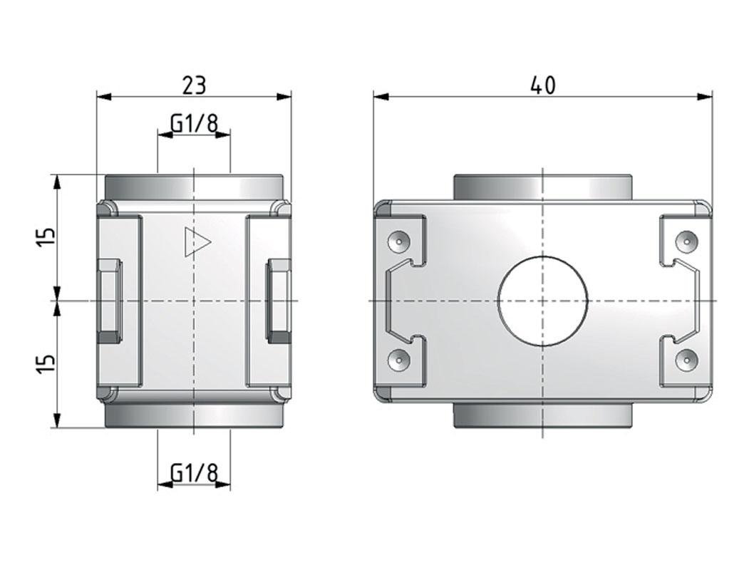 Distributeur G1/4 2700 l/min Multifix 0