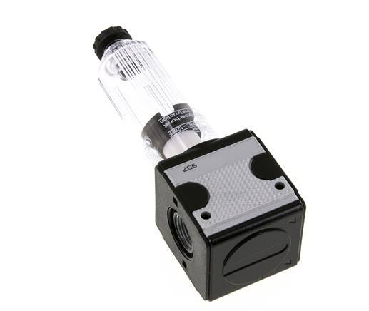Filter 5microns G3/8'' 2000l/min Semi-Auto Polycarbonaat Multifix 1