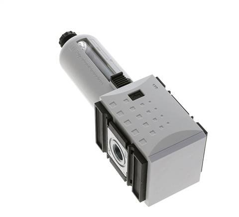 Filter 5microns G3/8'' 3500l/min Semi-Auto Polycarbonaat Futura 2